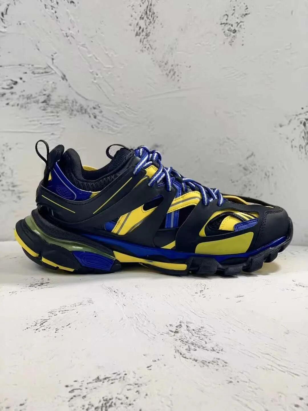 Mens Womens Designer Dress Shoes Embossed Curb Leather Sneakers Denim Blue Pink Green Nappa Calfskin Platform Rubber Sole Casual Trainers