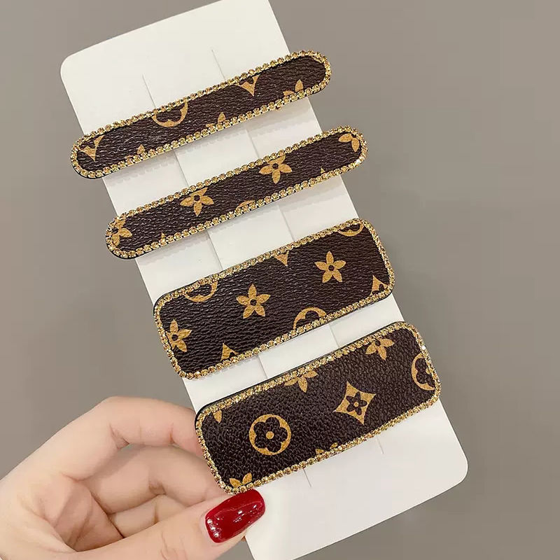 Luxury Hair Clips Barrettes Luxury Designer Letter Hair Clips Versatile Barrettes Classic HairJewelry Brand High Quality Love Gift Hair Accessories