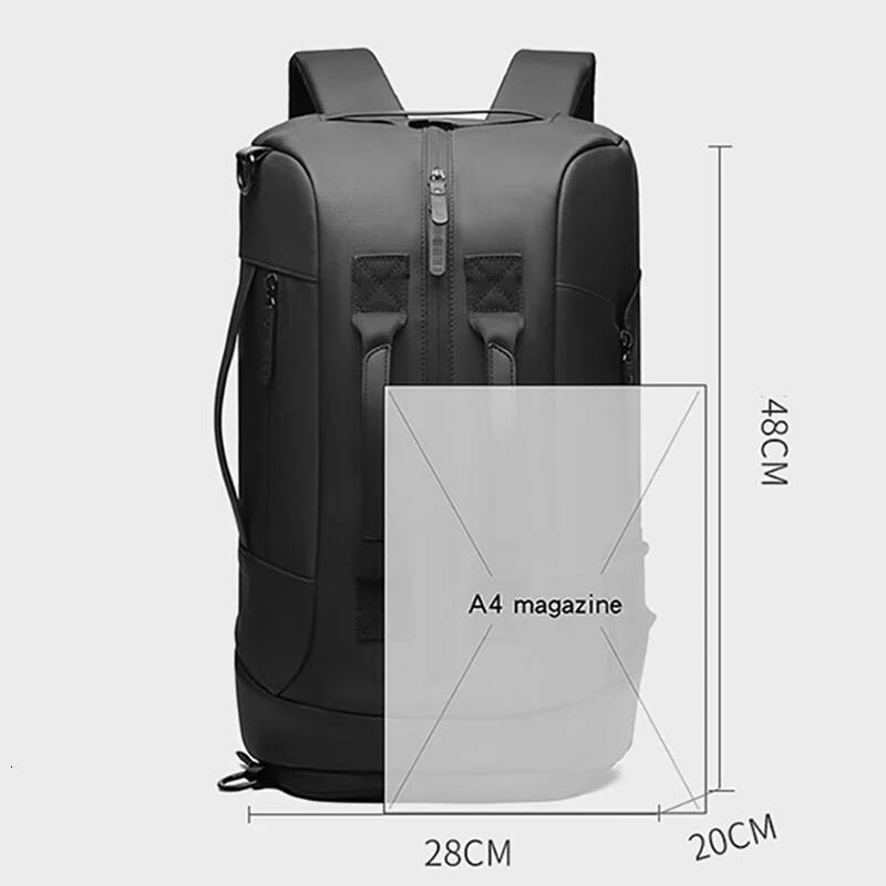 Men's Sports Bag Gym Fiess Yoga Bags with Shoes Pack Multi-Functional Boarding Backpack Outdoor Travel Hiking Lage Rucksack high-quality