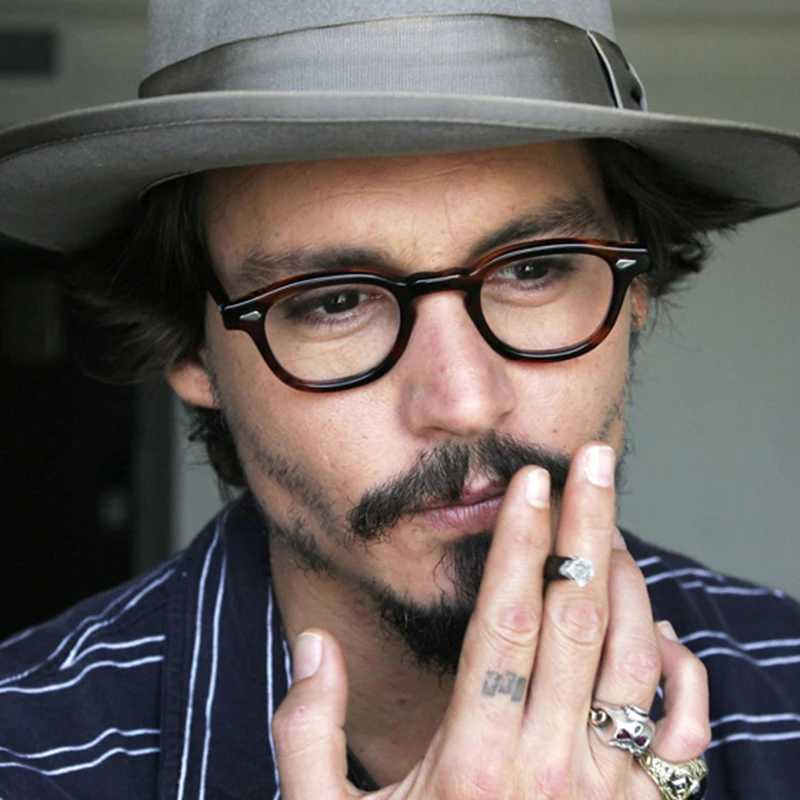 Optical Eyeglasses Frame Men Women Johnny Depp LEMTOSH Vintage Glasses Computer Acetate Spectacle Frame For Male Clear Lens Z250728