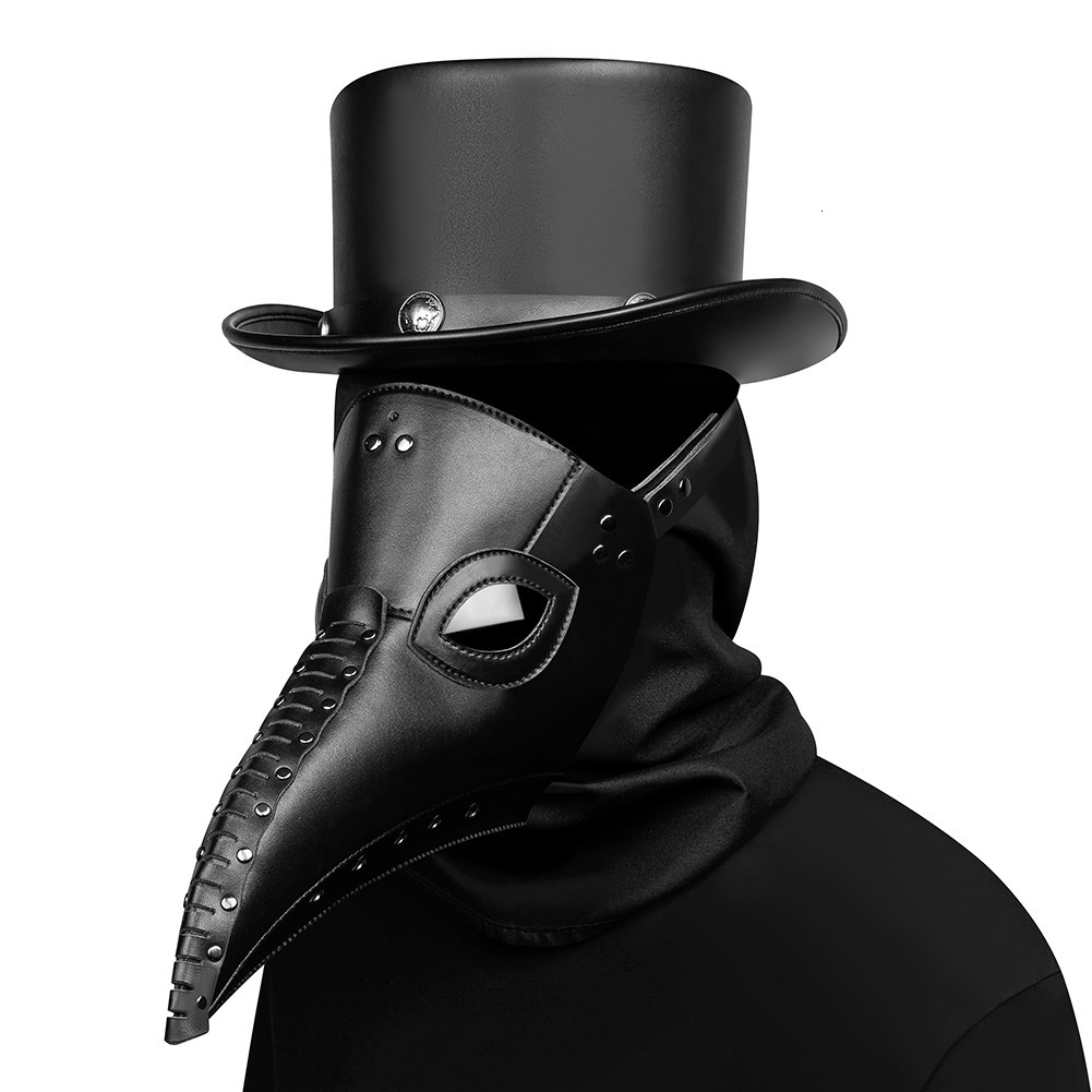 Halloween Plague Doctor Mask with Long Beak Medieval Cosplay Party Headgear ddmymoon