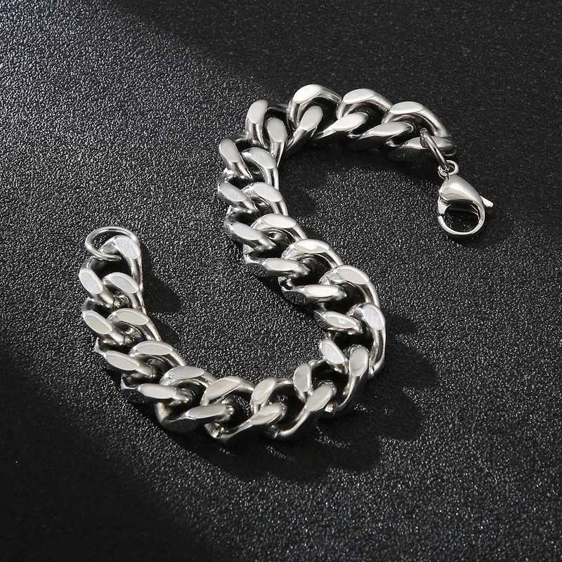 316L Stainless Steel Cuban Link Chain Trendy Necklace for Men and Women Fashion Jewelry No Fading XJ250708