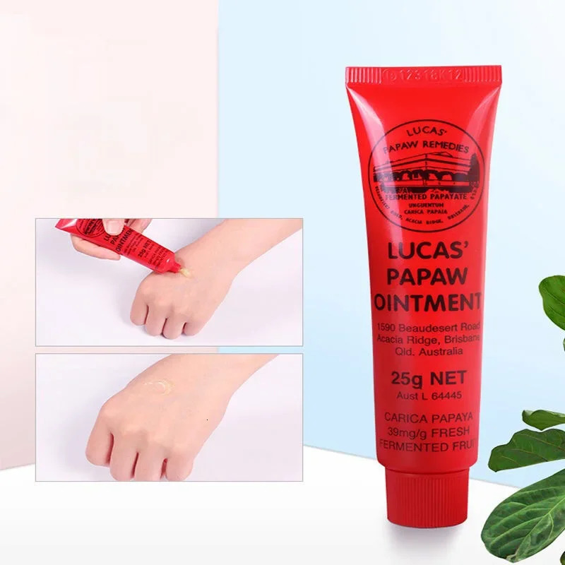Face Care Lucas Papaw Ointment Balm Lipstick Drying Multifunctional Hydrating Universal Cream Lip Balm Oil 25g 250726
