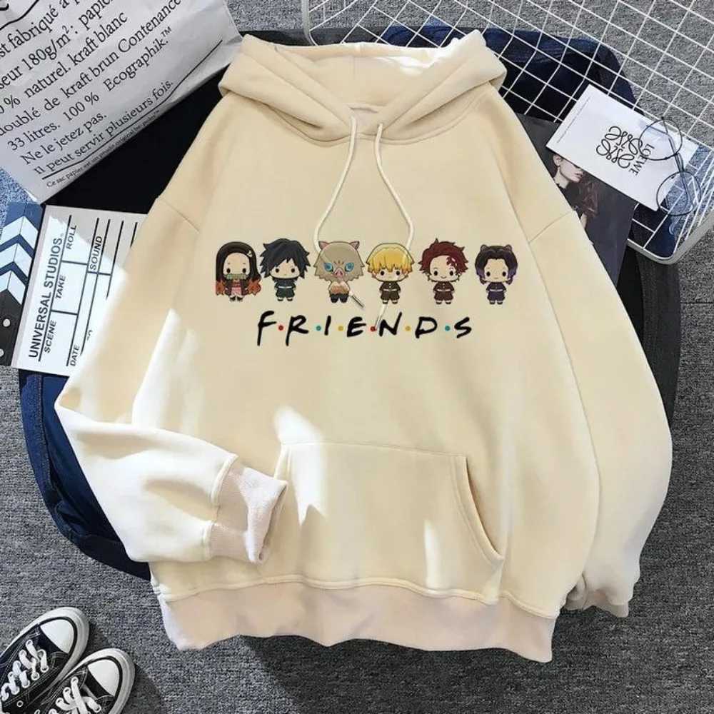 2024 Fashion New Mens Anime Devil Killer Printed Hoodie Spring/Summer Versatile Couple Casual Zipper Hoodie S-3XL W250408