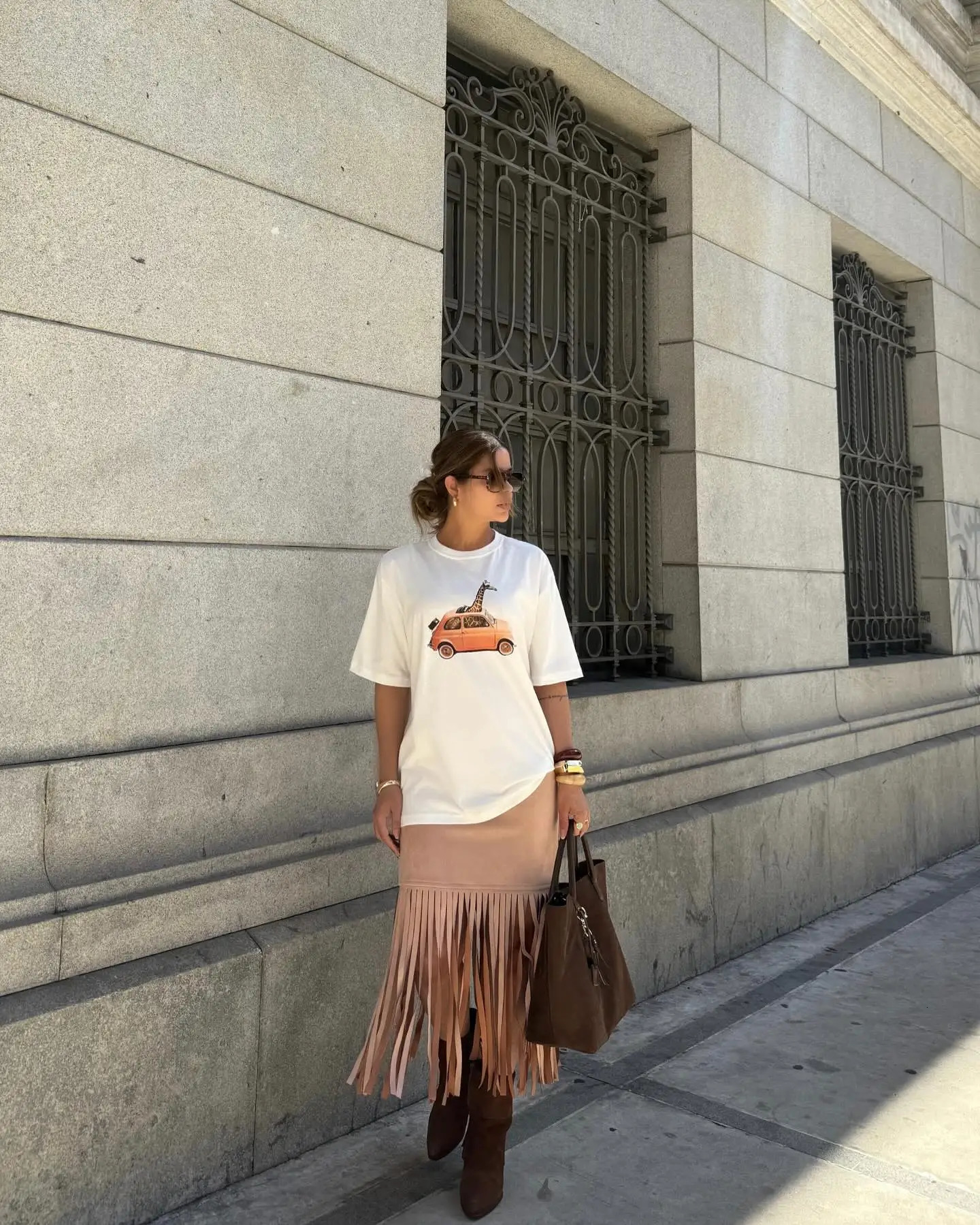 Harajuku Oversize Women Summer Giraffe Graphic T Shirts Gothic Y2k Tops Clothes Casual Streetwear Couple Goth Women Clothing 250728