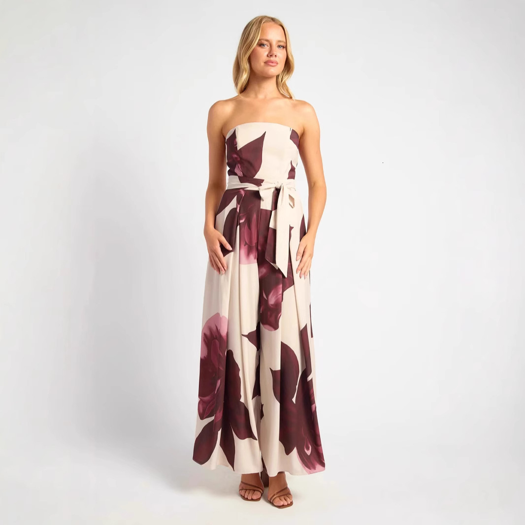 Plus Size Formal Elegant Pink Floral Summer One Shoulder Satin Midi Dresses Cocktail Evening Prom Party Dresses Female Dress 240730