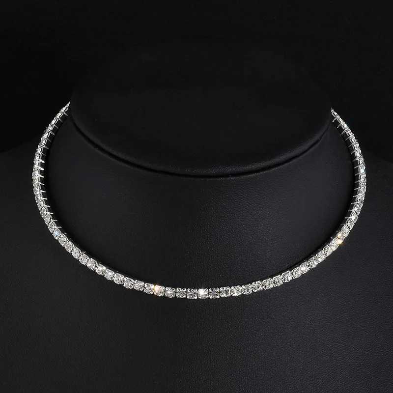 Rhinestone Choker Necklaces Torques Collar Women Statement Jewelry Girl Imitation Pearls Necklace 5 Styles XJ250708