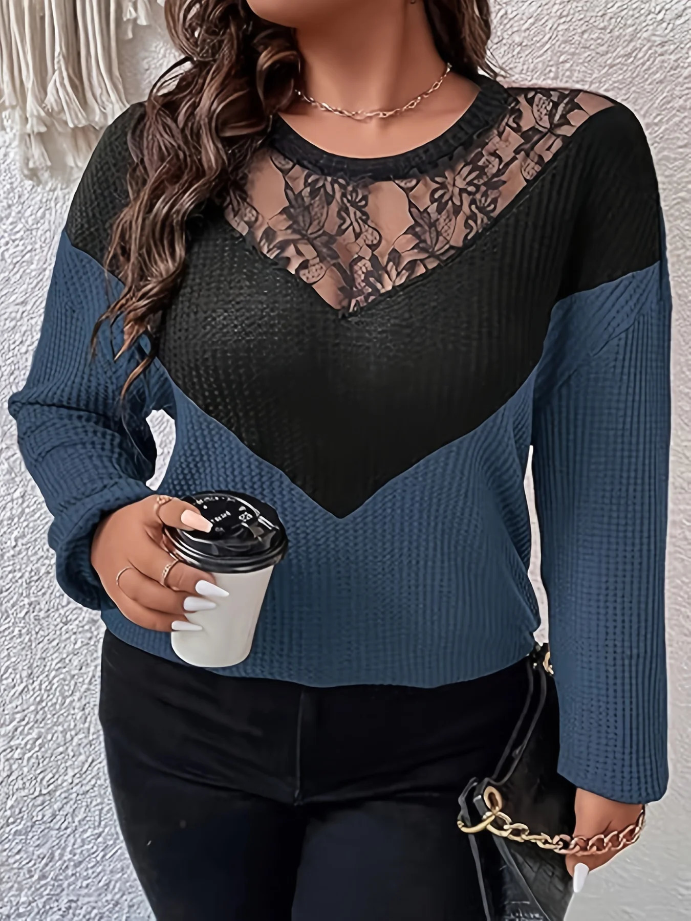 Womens Large Knitted Casual Sweater Comfortable Oversized Knitwear for Ladies Fashionable Loose Fit Sweater 250728