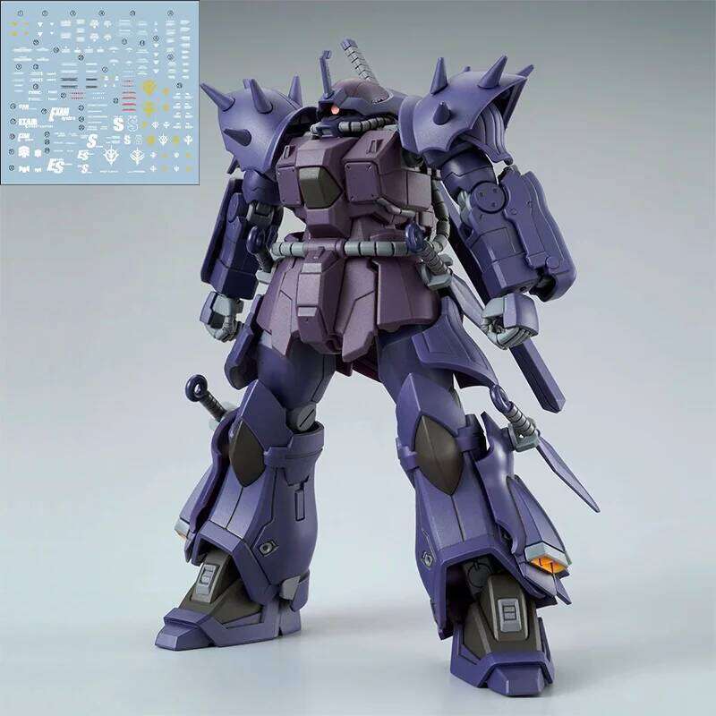 MS-08TX/N Ifrit Night Battle Typ Assembled Model Kit Action Figure Toy With Water Sticker Bracket Special Effects Double Knife