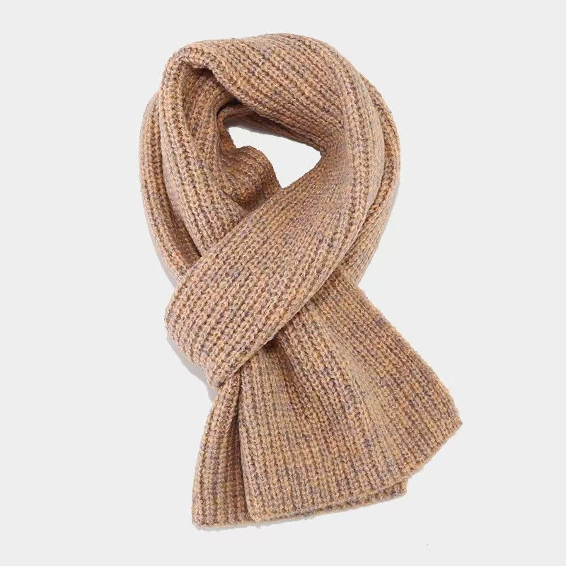 T1332 New Color Dot Scarf for Female Students Soft Korean Style Warm Autumn and Winter Wool Scarf