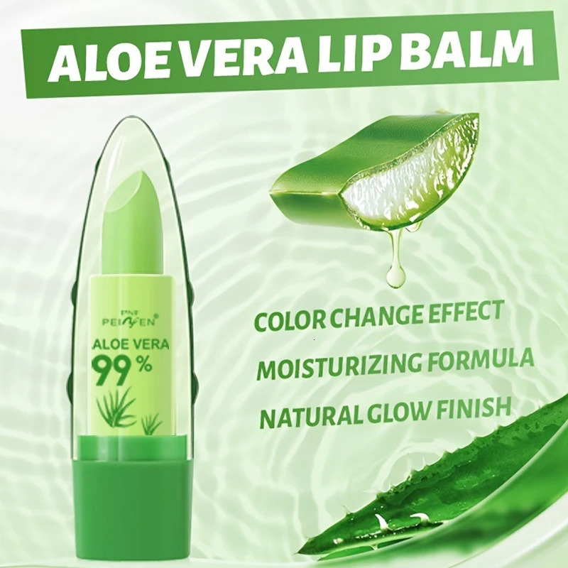 12PCS Set Aloe Extract Lip Balm Color-changing Lip Balm Long-lasting Lipstick for Valentines Day Festival Gift 250726