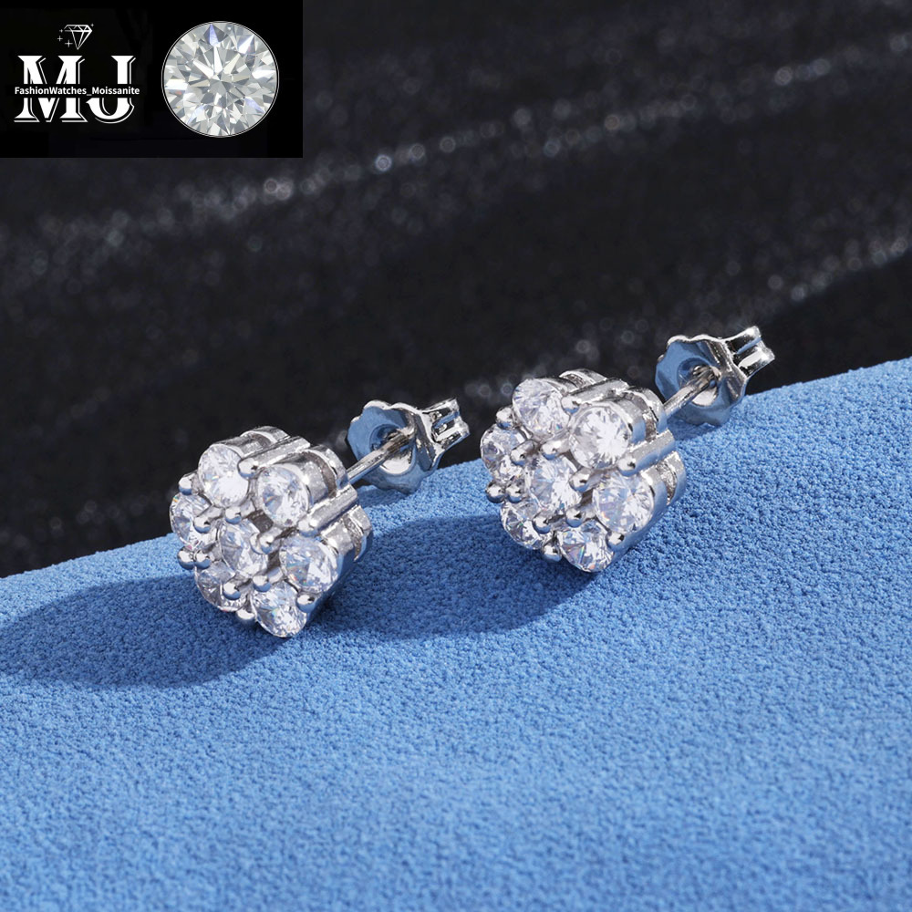 Design jewelry S Sier Moissanite wer personalized stud Custom premium earrings