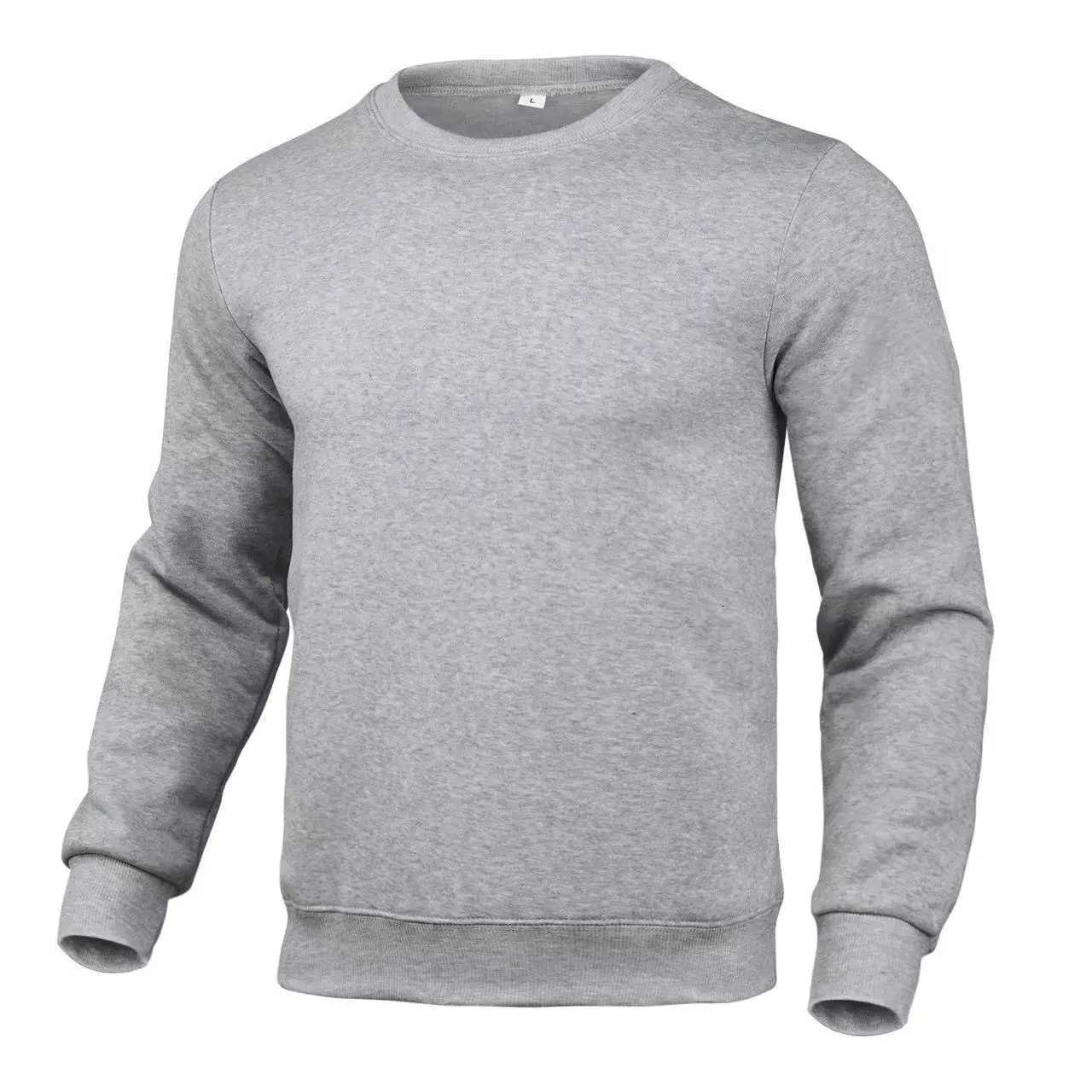 2024 mens and womens sweater fashion brand casual sweater solid color round neck long sleeved pullover sweater W250408