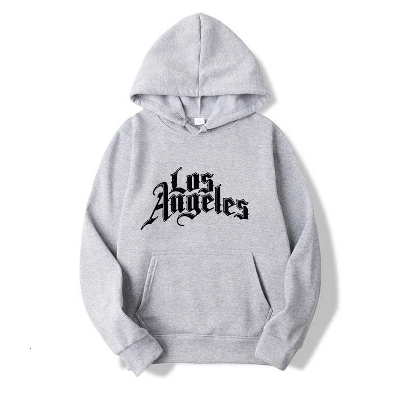 Los Angeles Printing Sweatshirts Mens Loose Hip Hop Style Hoodies High Quality Spring and Autumn Casual Hoodies W250408