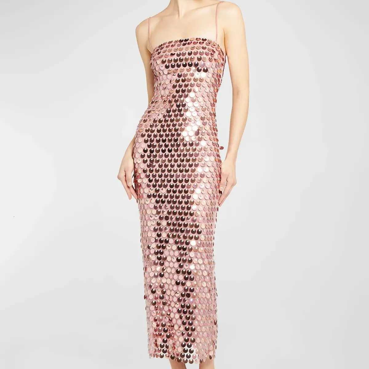 Fashionable Sexy Spicy Beaded Irregular Dresses Women Party Dresses Sequin Summer Colorful Summer Boho Dress Z250728