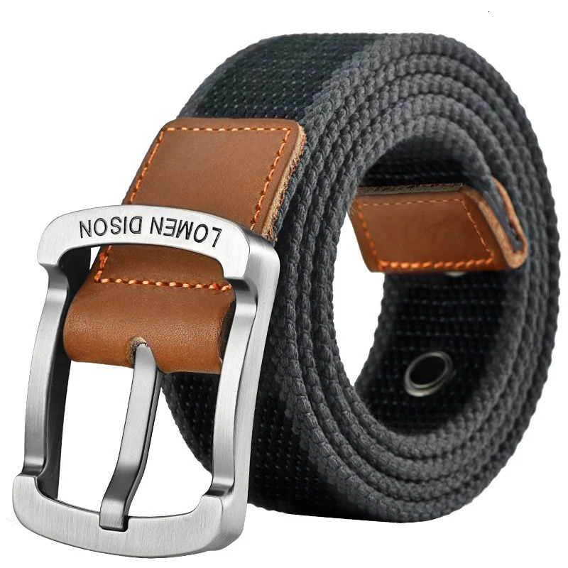 Tactical Canvas Mens Belt Fashion Casual Allmatch Jeans Accessories Girdle Outdoor Sports Hunting Nylon Pin Buckle Waistband 250716