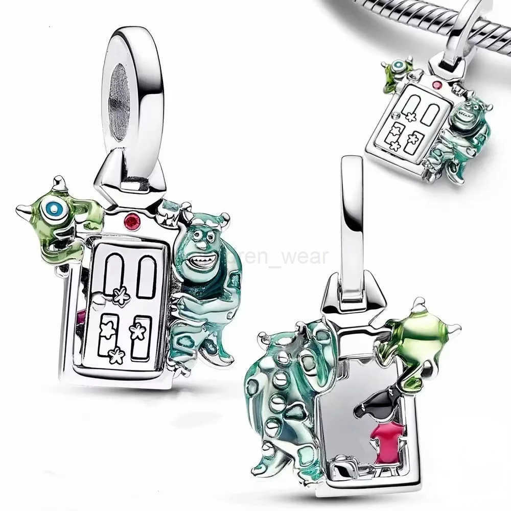 Disney 925 Silver Plated Pendant Beads Suitable for Original DIY Accessories Bracelet Womens Fashion Gift Jewelry Charms W20250728