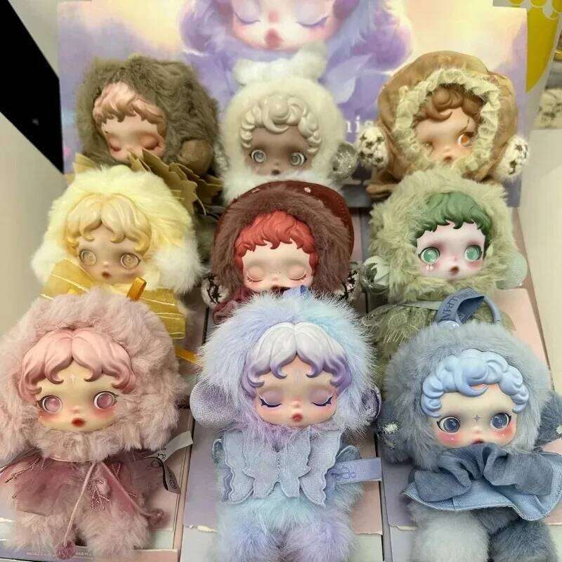 Genuine Skullpanda Light Weaving Garden Series Blind Action Figures Vinyl Face Dolls Surprise Box Pendant Decor Toys Gift