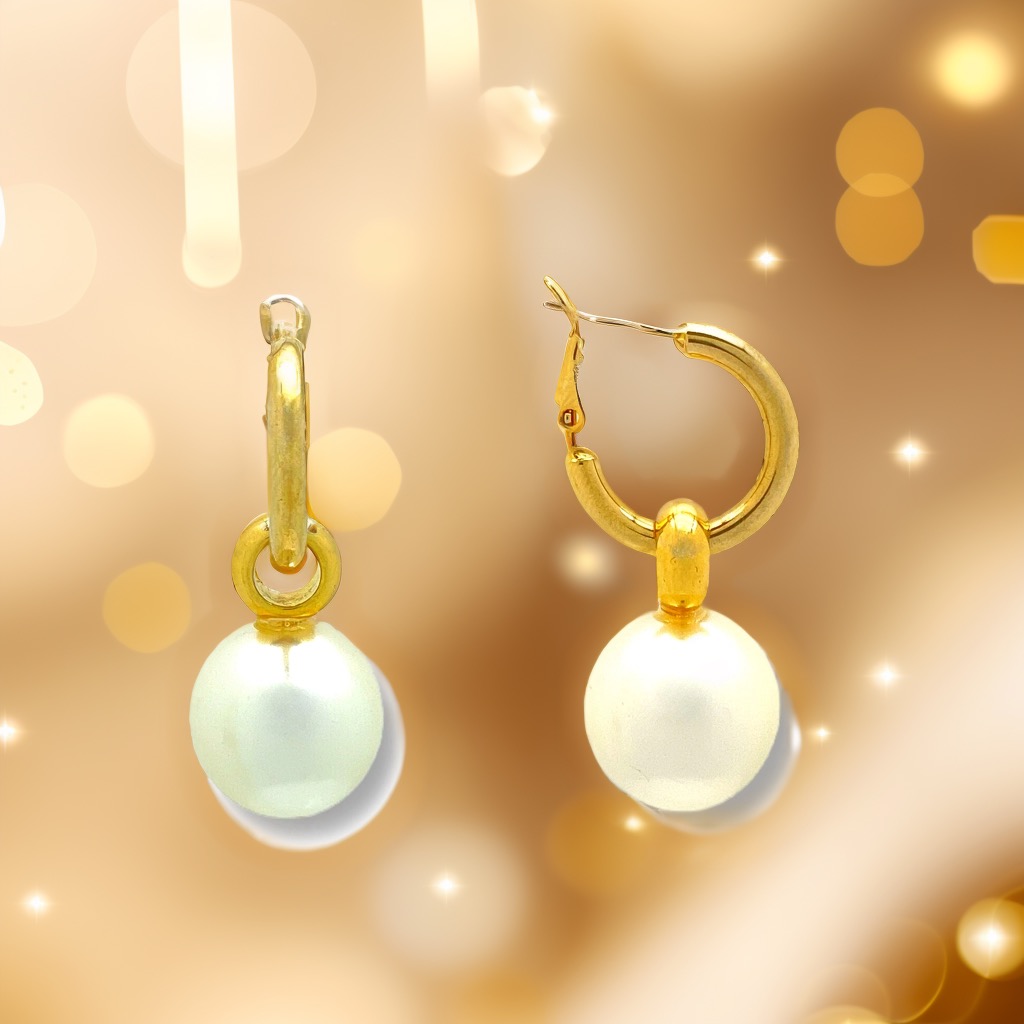 Lunaria Jewelry Luxury 18K Gold Plated Earrings with 925 Sterling Silver Ear Posts Hypoallergenic Minimalist Studs