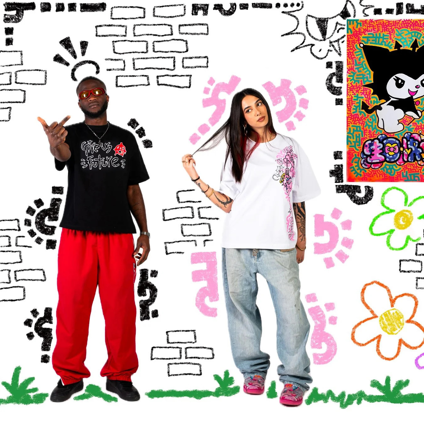 fashion graphic t shirts tops pro choice harajuku goth streetwear oversized t shirt couple american vintage Y2k men clothing 250728