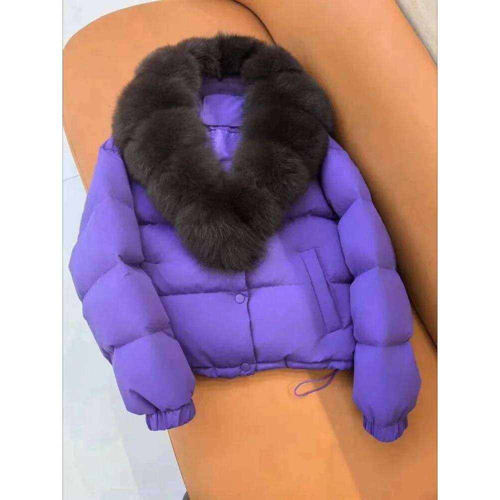 OFTBUY Real Fox Goose Coat Female New Autumn Winter Clothes Women Fashion Warm Thick Natural Fur Down Puffer Jacket