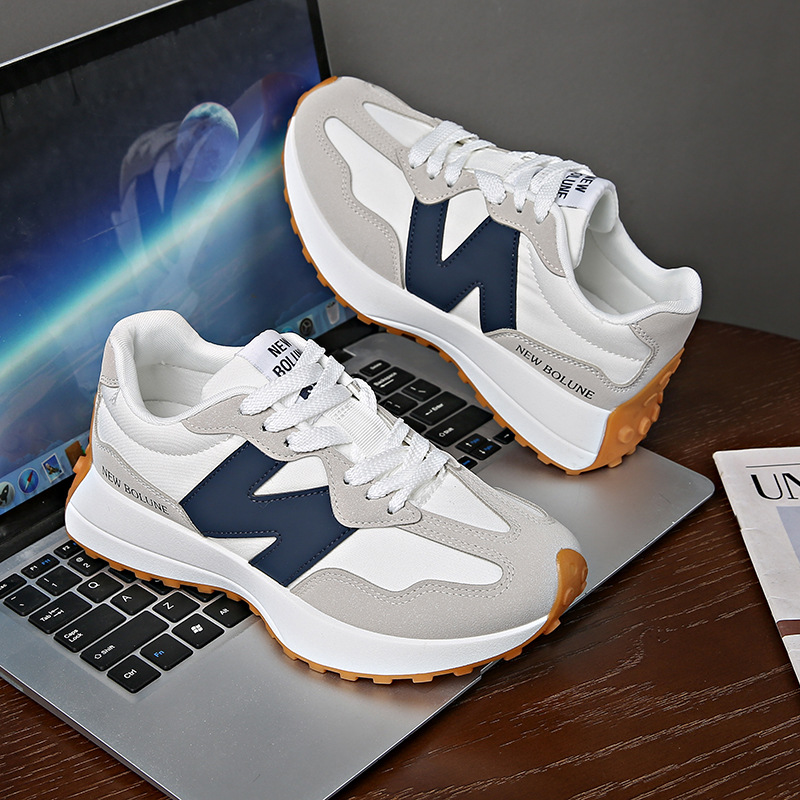 designer shoes 2025 new Fashionable sports shoes, slim-waist dad shoes versatile retro casual shoes for both men and women couple style