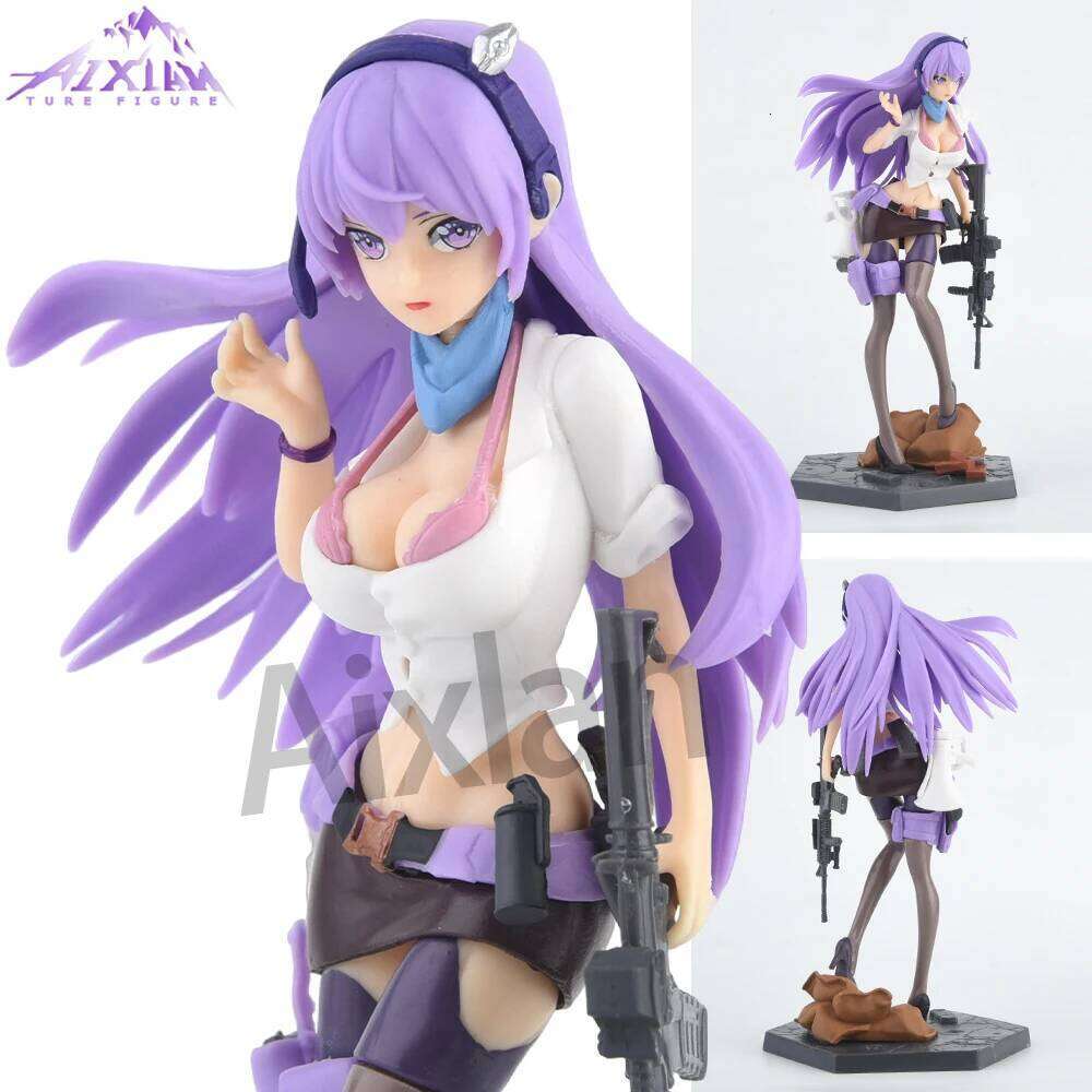 21cm Anime After-school Battlefield All-Rounder ELF PVC Action Figure Sexy Gril Figurine Collectible Model Toys Kid Gift