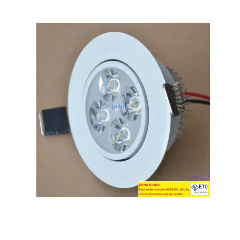 AC 85~265V 110V 220V Dimmable 12W Led Downlight Recessed Ceiling Lamp Pure/Warm White Led Fixture Down Light CE&ROHS DHL