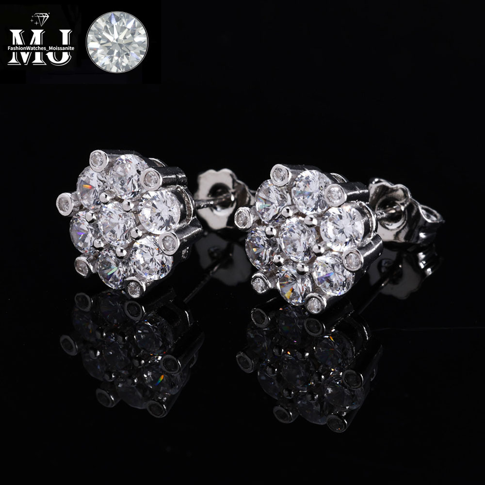 Design jewelry S Sier Moissanite wer personalized stud Custom premium earrings
