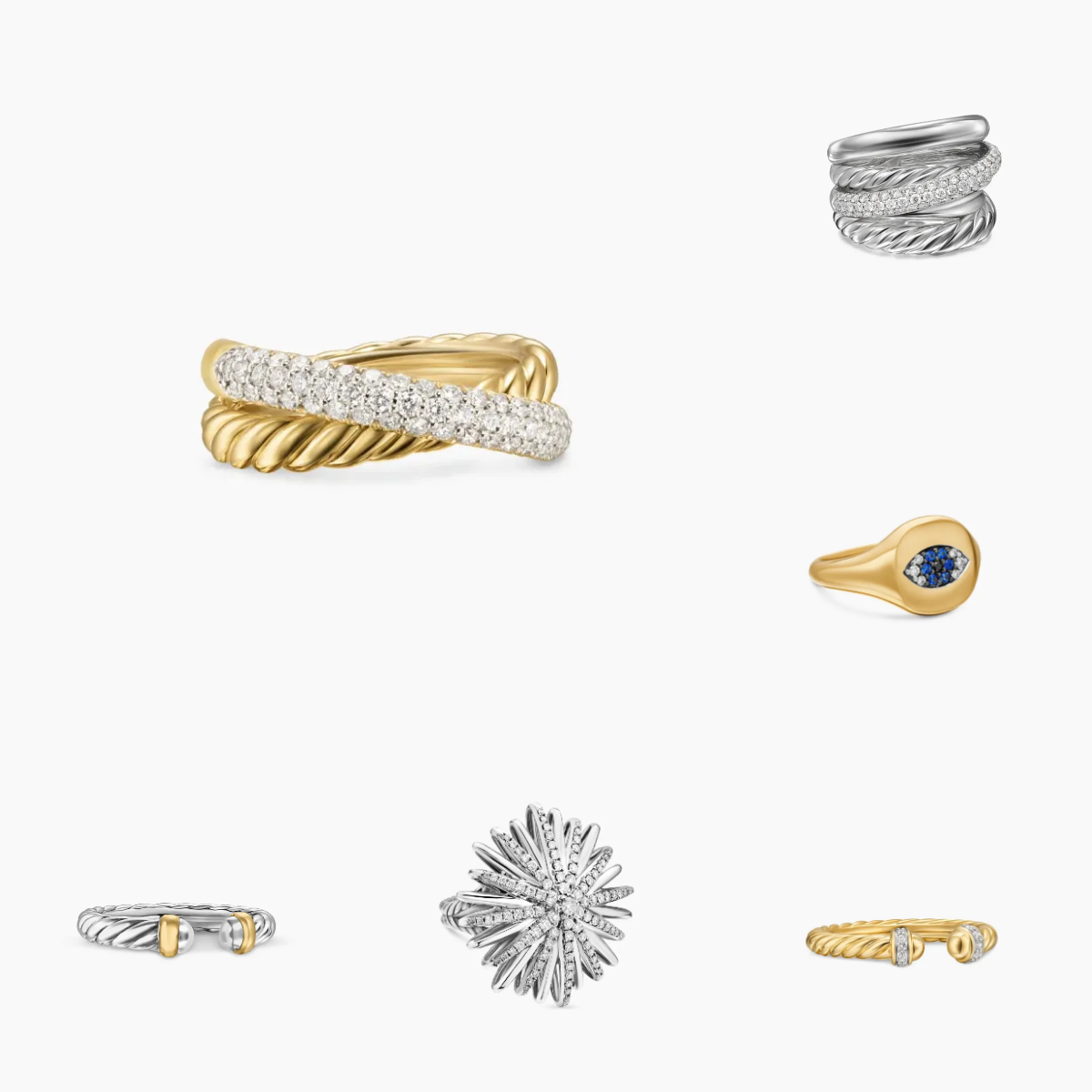 Twisted Ring For Women men High Quality Wedding rings Cable Collection Vintage Ethnic Loop Hoop Punk designer ring Jewelry gift