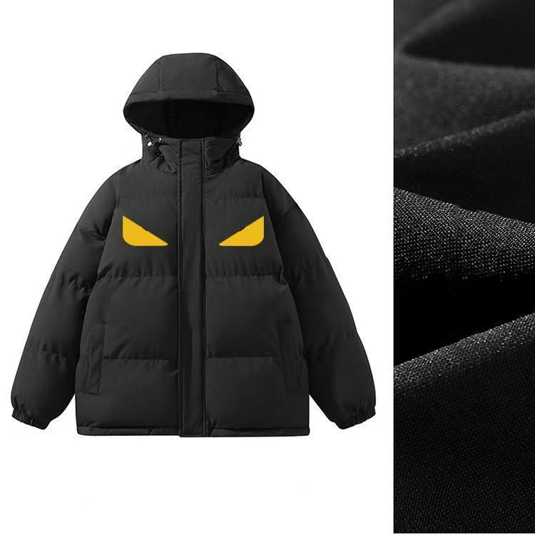 Eyes Mens Downs Coats Luxury Designer Mens Jackets Down Embroidered Windbraker Hooded Down Jacket High Street Bomber Wind Jacket Tops S-5XL
