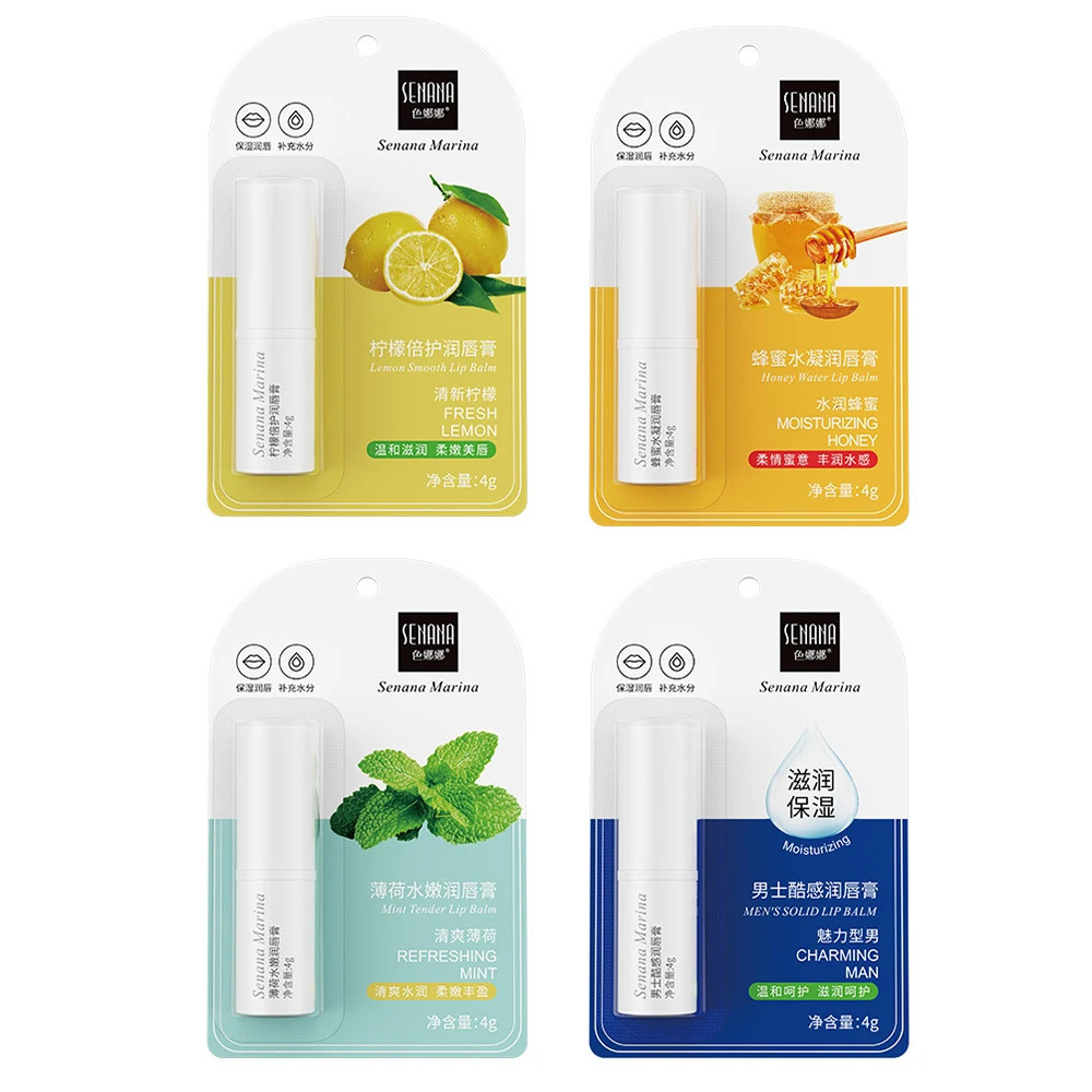 Strawberry/Peach Lip Balm Temperature Changing Color r Balm Lipstick Long-Lasting Nourishment Natural Lips Care TSLM2 250726