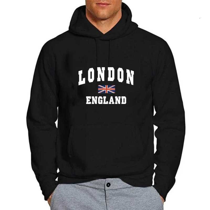 Mens sportswear European casual printed hooded sweatshirt High quality cross dressing warm top Daily simple street jogging clothing W250408