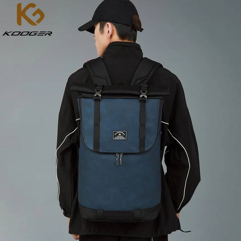 Laptop Backpack Women Men Roll Top Waterproof Travel Hiking Rucksack Lightweight Casual Daypack Stylish School Bag high-quality