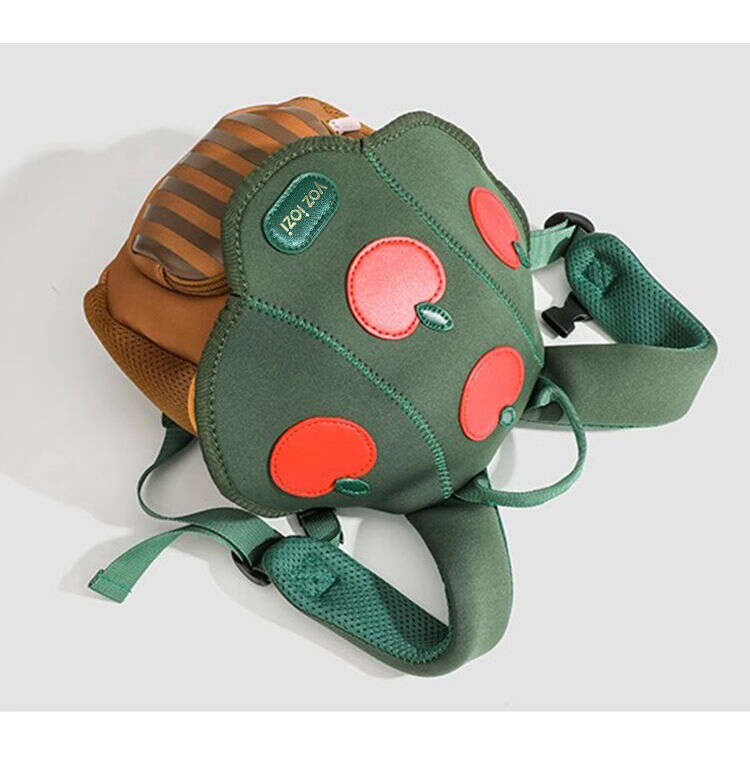 Leather Bag Bucket Bag Tote Bag Kindergarten New Children S Outdoor Backpack Cute Mini Mushroom Cartoon Small School Bag