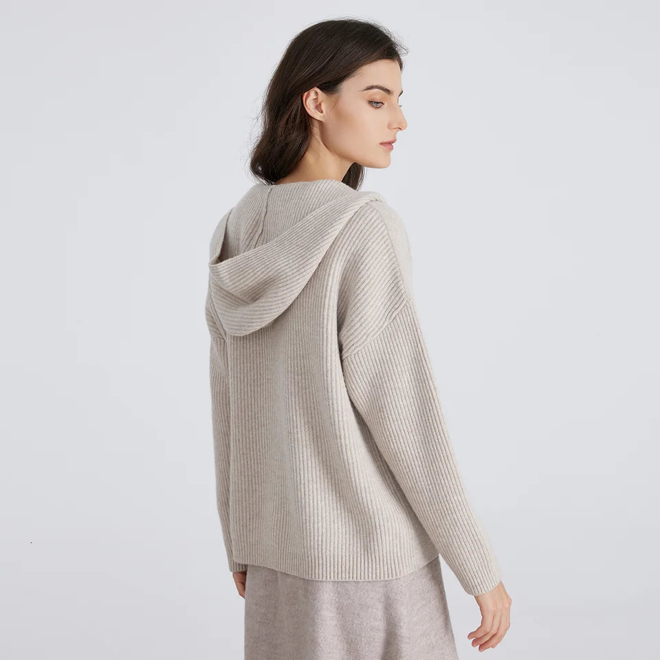 937 y Womens Clothing Hooded Wool Coats Winter Long Sleeve Clothes 250728