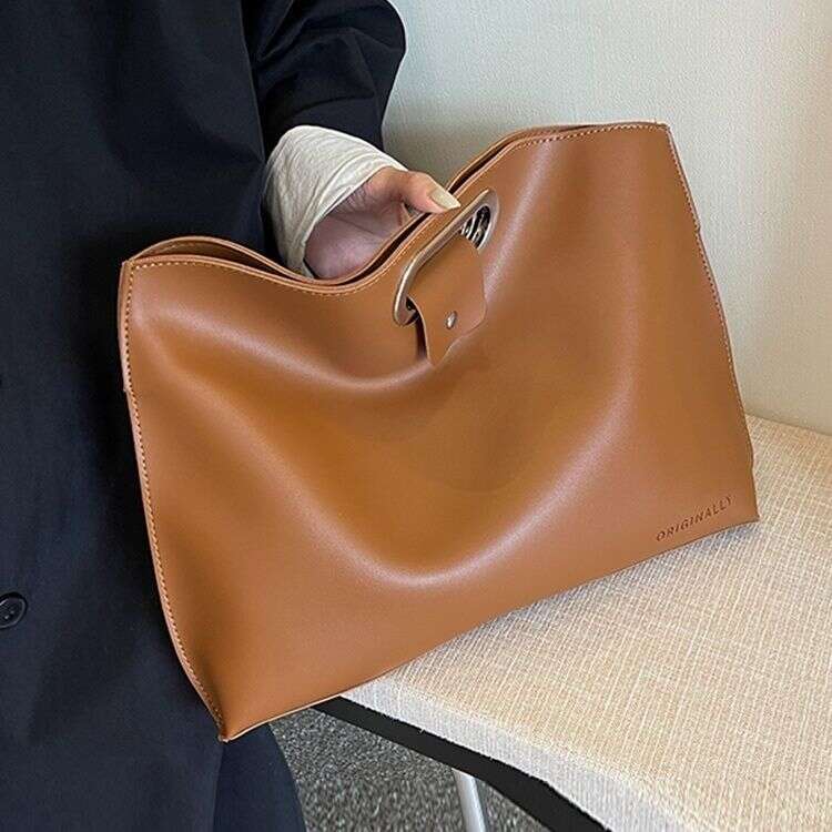 Tote Bag Shoulder bag Commuting Handbag Large Capacity For Women 2023 New Model Office Worker Handheld Briefcase Laptop Bag High-End Light Luxury