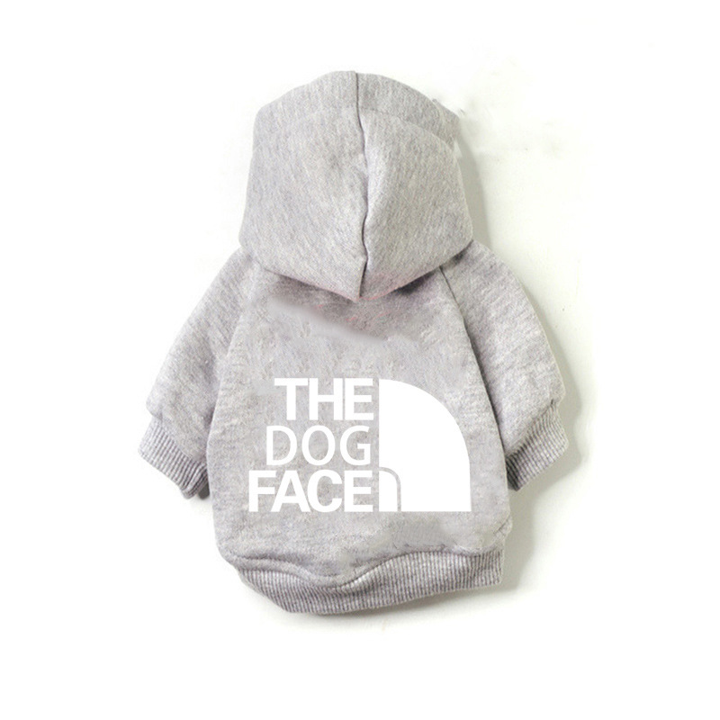 Letter Print Dog Hoodie Stylish Pet Sweatshirt for Small & Large Dogs, Comfortable Dog Apparel for All Breeds