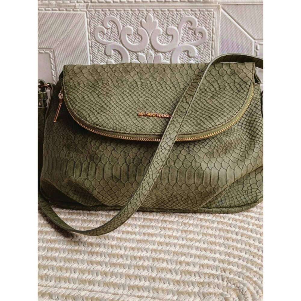 Designer Bag Tote Shoulder Large Capacity Wrinkled Zipper Flap Single Crossbody Pleated Snake Pattern Dumpling Phone For Women