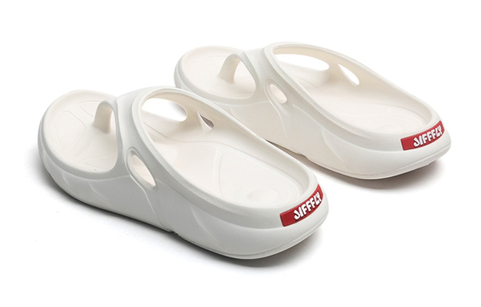 Jifffly brand versatile thick-soled arch-massaging plaid sports slippers for couples; beach sandals