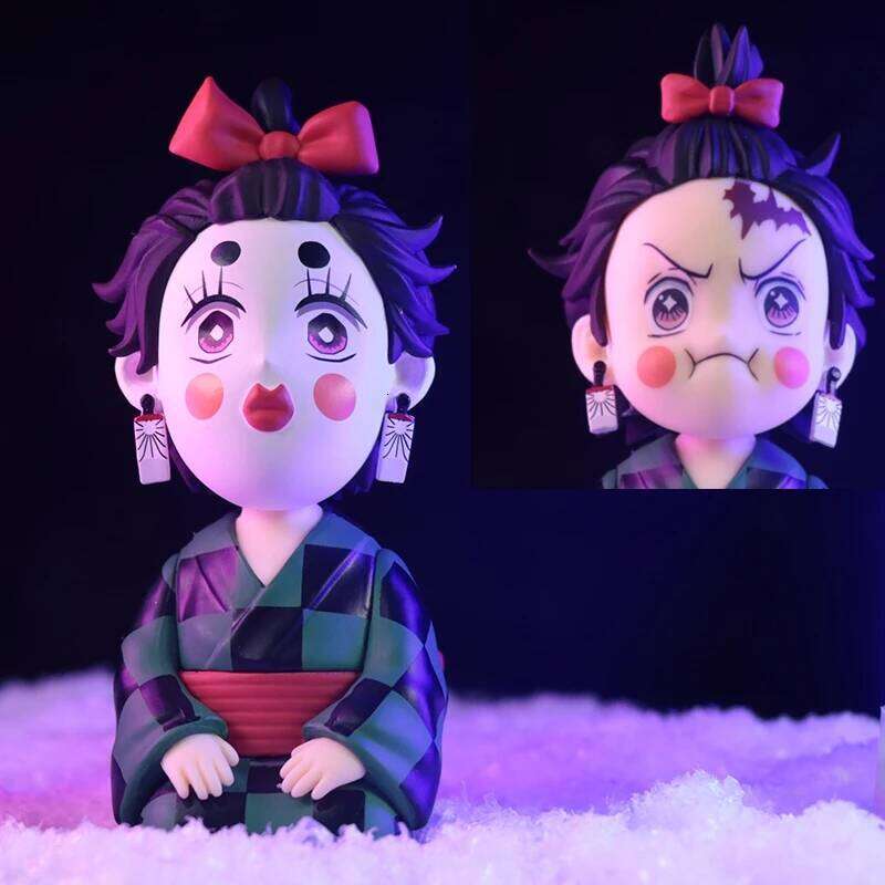 Demon Slayer Tanjirou Hashibira Inosuke Agatsuma Zenitsu Anime Model Action Figure PVC collection Toy