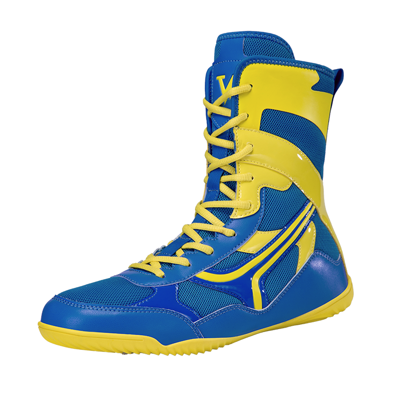 professional boxing shoes competition training fitness shoes men and women indoor gym nonslip hard pull fighting sanda