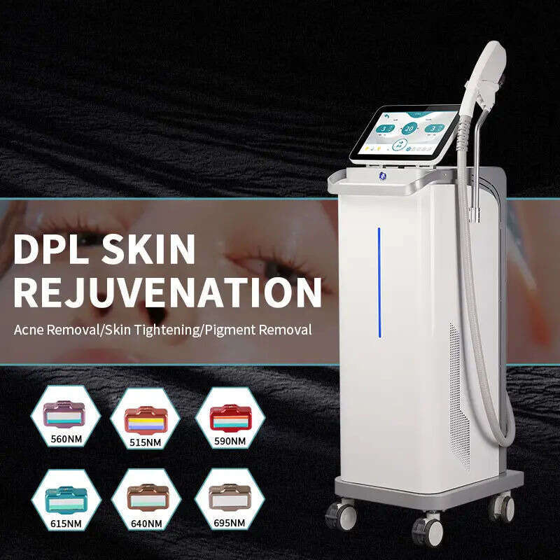 High Quality DPL IPL Laser Hair Removal Machine Wrinkle Pigmentation Treatment Phototherapy Skin Rejuvenation Beauty Machin