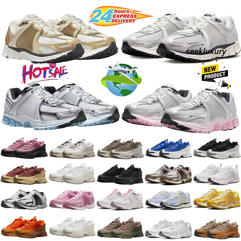 2025 new vomero 5 metallic gold designer shoes mens shoes womens photon dust pink velvet yellow ochre anthracite black sneakers trainers 36-45