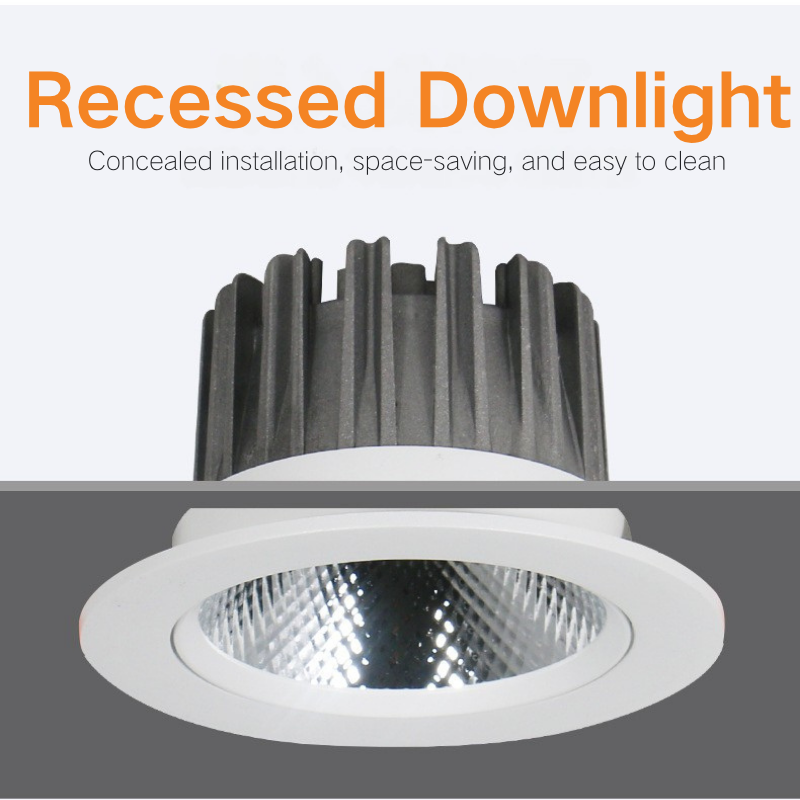 LED Spotlight Ceiling Light Recessed Adjustable Angle for Home Clothing Store Background Wall New Product Special Offer CC