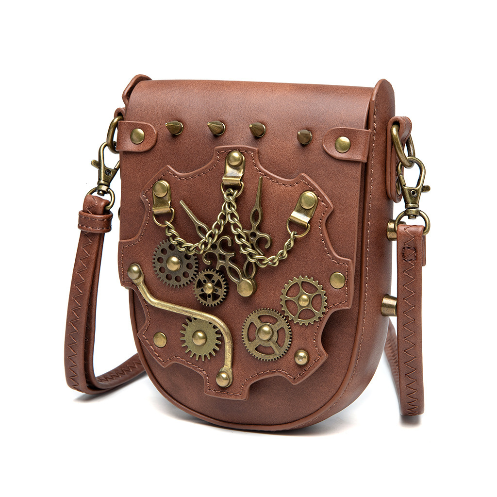 Medieval PU Heavy Craft Dumpling Bag Niche Women's Single Shoulder Crossbody Phone Coin Purse ddmymoon