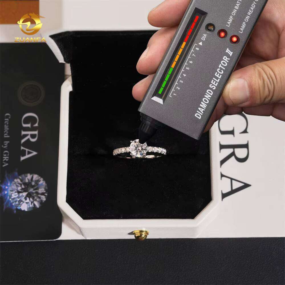 Classic Design Engagement Ring Fine Jewelry Custom Moissanite Rings Birthday Valentines Day Anniversary Gift