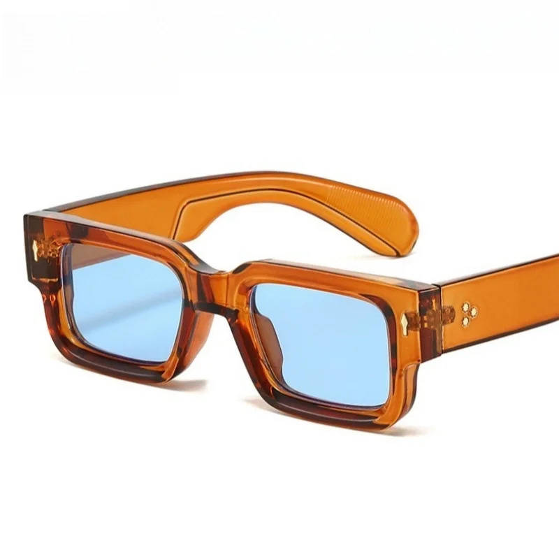 Fashion High Quality Square Orange Sunglasses For Women Men Thick Frame Sun Glasses Classics Eyewear 250728