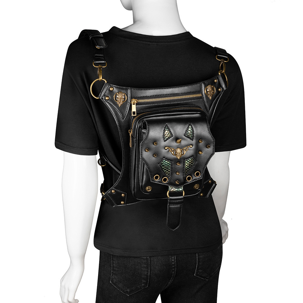 New Style for Women Spring Summer Steampunk Single Shoulder Women's Crossbody Outdoor Waist Bag ddmymoon
