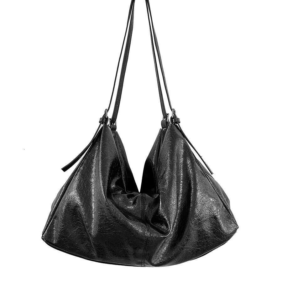 New Tote for Women, Large Capacity Shoulder Bag, Ins Style Soft Leather Fashion Versatile Suede Commuter Bag
